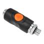 Quick Release Prevost Male Threaded Safety Coupling - 1/4" BSP