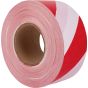 70mm Wide Barrier Tapes (Red & Wht - Yell & Blk) Stripped Tape 500 Metre