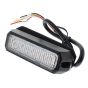 Amber LED Strobe Lamp 12W (4x3w) suitable for 12/24V recovery vehicles