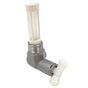 Metal / Plastic Fuel Tap with Filter - 1/2" BSPT Male, 1/2" UNF Female