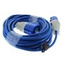 14M Defender Extension Lead - 16A 1.5mm VDE Approved Cable - Blue