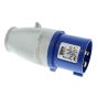 16A/240V Plug Twist and Lock Plug Back w/ Single Screw (Blue)