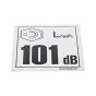 Decal Niose 101 Db (A) for Belle Major 20-140X, Midi 20-140 Power Packs - 800/99838