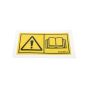 Decal Small Read Handbook Before Use for Terex HD1000, HD1200 Dumper - 8002 2567