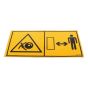 Keep Away Pedestrian Decal for Terex TA2EH, TA2H Dumpers - 8002 2899