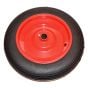 Barrow Wheel 13" Solid Tyre, 1" Bore