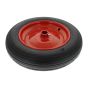 Barrow Wheel 13" Solid Tyre 1" Bore with Metal Centre and Grease Nipple