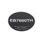 Model Label for Makita EB7660TH Backpack Blower - OEM No. 808X24-2