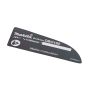 Name Plate for Makita DBO180 Random Orbit Sander - OEM No. 815F52-2