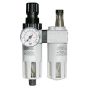 SIP 1/4" Air Control Unit H/Duty 3-in-1 Filter / Regulator / Lubricator