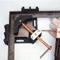 9" Welders Sliding Angle Clamp - Solid Cast Iron Construction