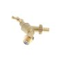 1/2" BS1010 DZR Hose Union Bibtap with Check Valve