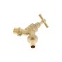1/2" BS1010 DZR Hose Union Bibtap with Check Valve