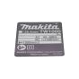 Name Plate for Makita TW1000 Impact Wrench - OEM No. 861265-7