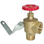 Brass Angle Gate Valve/Tap - 1" BSP (Male/Female)