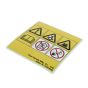 Filter Cover Sticker for Honda GX25N & GX35N Engines - OEM No. 87519-Z6J-000