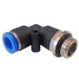 Stud Elbow - One Touch Plastic Push in Fitting - Male 1/4 BSP x 8mm Pipe