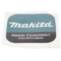 Label for Makita BHX2500, BHX2501 Leaf Blower - OEM No. 809M04-5