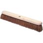 24" Soft Broom Head Natural Coco Bristle