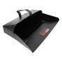 Dustpan Metal Hooded with Handle for Heavy-Duty Cleaning
