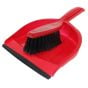 Plastic Dustpan & Clip-On Soft Nylon Brush