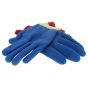 Kevlar Knitted Protection Gloves Fully Latex Coated Blue Large - 896 2836