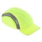 Airpro Hi Vis Baseball Bump Cap c/w Shell Pad & Reduced Peak EN 812 Yellow