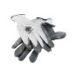 Polyester Seamless Gloves Nitrile Palm & Finger Coated Vented Back Grey XL