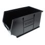 Black Plastic Wall Panel Storage Bins Size 3 - Pack of 10 - 896 321