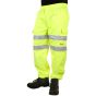 Hi Vis Jogging Bottoms EN471 Class 1 Elasticated Waist Saturn Yellow