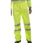 Birkdale Over-Trousers Hi-Vis Class 1 EN471 Elastic Waist Saturn Yellow