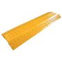 Yellow Plastic Cable Ramp for Protecting Cables from Pedestrians 1000x270x40mm