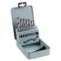 1.0mm to 10.0mm Ground Jobber Drills Set - HSS 19 Piece