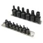 13 Piece Square Drive Security Torx Bit Set