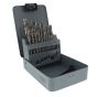 1.0mm to 10.0mm Ground Jobber Drills Set - HSS 19 Piece