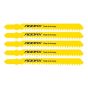 100mm Jigsaw Blade - Replaces Bosch T101B - Pack of 5 Blades