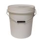 5 Gallon 20 Litre Valeters Pail Bucket - White