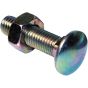 Metric Coach Bolts, Zinc Plated, M6 x 40, Pack of 100
