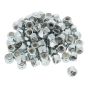 UNC Nylon Insert Locking Nuts, Zinc Plated, Size: 7/16". Pack of 100