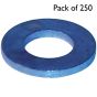 Table 3 Flat Washers, Zinc Plated, I.D: 1/2", Pack of 250