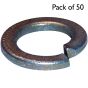 Metric Spring Washers, I.D: 20mm, Pack of 50