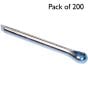 Diam: 5/32" x Length: 1.5/8" - Split Pins, 200 Pack