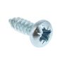 Self Tapper / Tapping Screws, Pan Head - Size: 8, Length: 1/2", Pack of 1000
