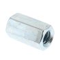 Studding Connectors, Bright Zinc Plated, Size: M20 x 60mm - Each