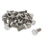 M20 x 40mm A2 Hexagon Head Stainless Steel DIN 933 Setscrews 25 Pack