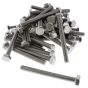 M10 x 100mm A2 Hexagon Head Stainless Steel DIN 933 Setscrews 50 Pack