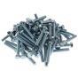 M8 x 50mm Zinc Plated 8.8 HT DIN 933 Setscrews - Pack of 100