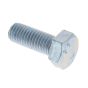 M12 x 30mm Zinc Plated 8.8 HT DIN 933 Setscrews - 50 Pack