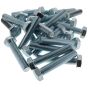 M14 x 70mm Zinc Plated 8.8 HT DIN 933 Setscrews - 25 Pack