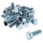 M16 x 40mm Zinc Plated 8.8 HT DIN 933 Setscrews - Pack of 25